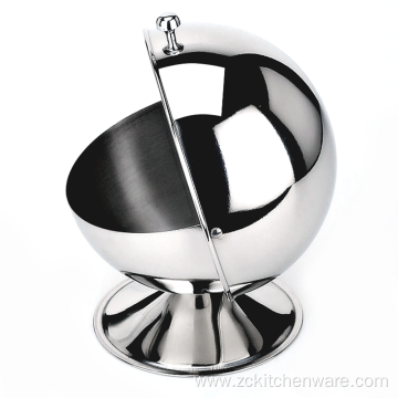 Stainless Steel Multi-purpose Sugar Bowl With Roll Top